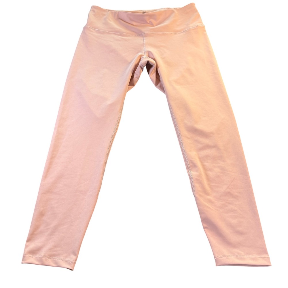 Essenza New York Womens Pink High Waist‎ Athletic Yoga Pants Leggings